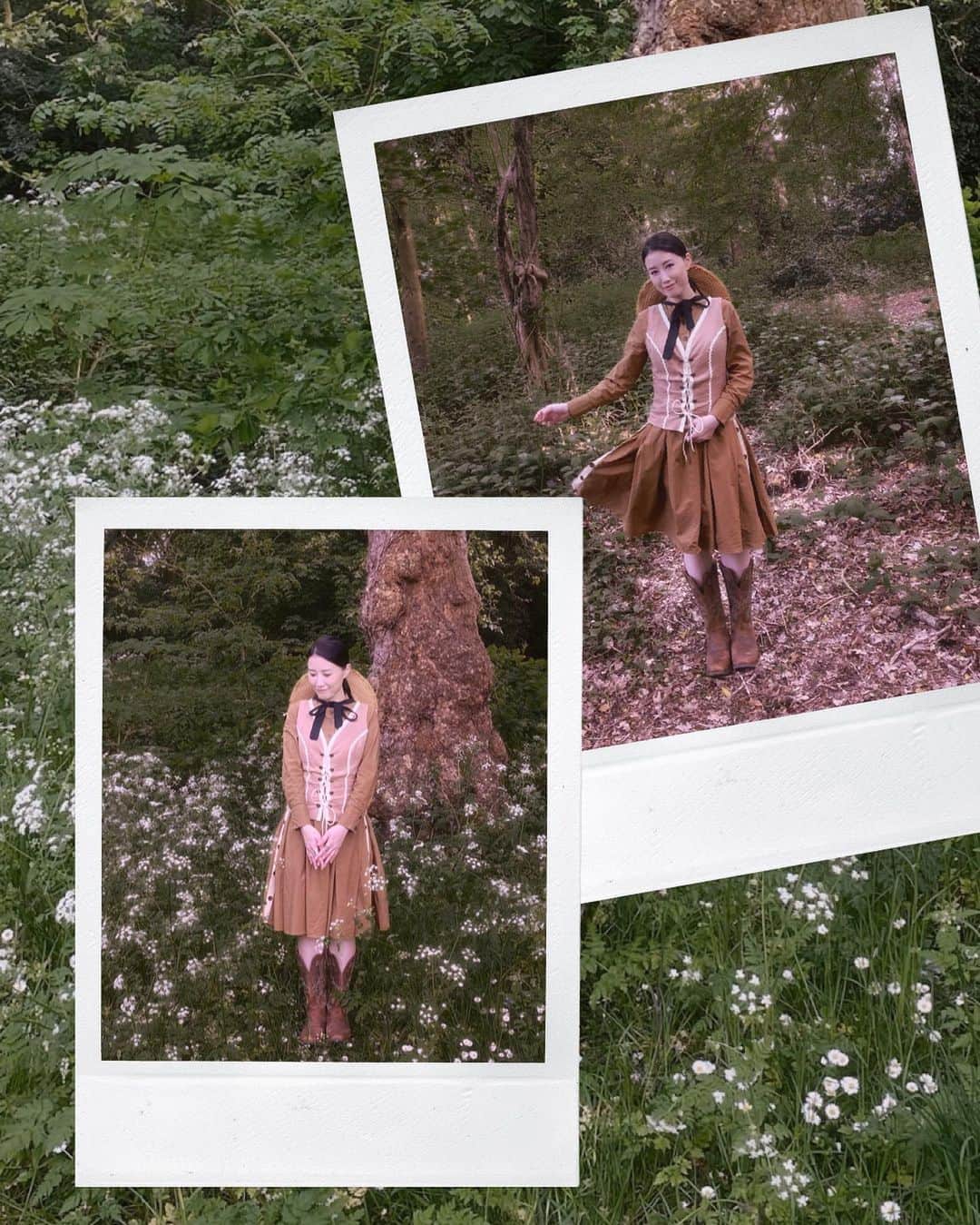 LIKARANAIさんのインスタグラム写真 - (LIKARANAIInstagram)「🌳🌿 A little fairy shoot for @scarletdarkness_brand @scarletdarkness_official  So glad to meet this brand 🤍  *ᴀᴅ ᴘʀ Vest from @scarletdarkness_brand   。 。 。 。 。 。 #scarletdarkness #vintagestyle #cottagecore #cottagecoreoutfit #countrygirl #forestfairy #vest #dress #ootd #style #outfit #outfitinspo #fashion #uk #england #outfitoftheday #lookoftheday #fashioninspo #londonfashion #ootdfashion #surrey #london #likeforlikes #shoutout #コメント返し #コーデ #毎日コーデ」7月12日 6時10分 - likaran