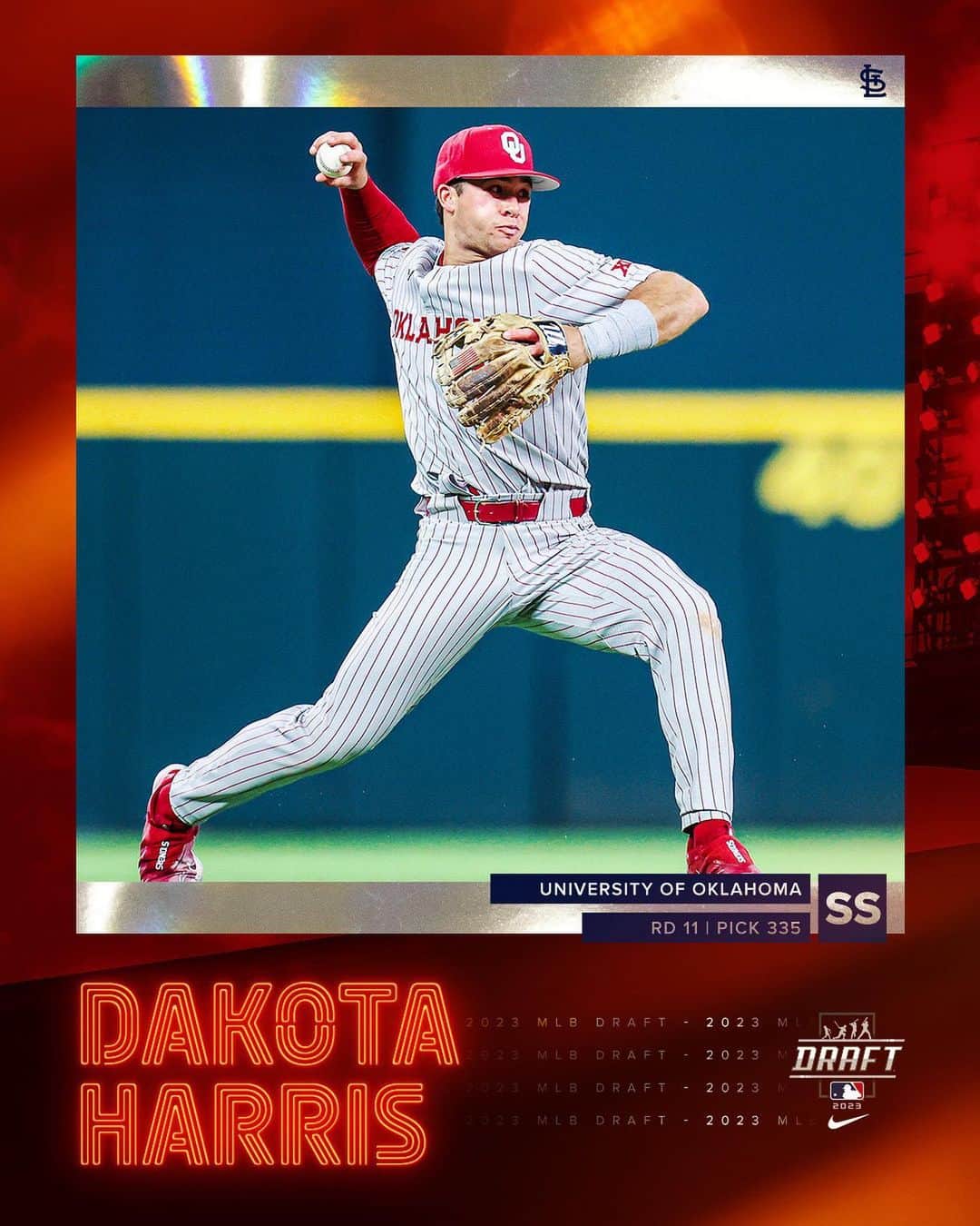 セントルイス・カージナルスのインスタグラム：「Draft Day 3️⃣」