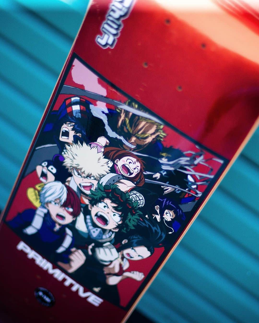 The Berricsさんのインスタグラム写真 - (The BerricsInstagram)「New Arrivals from @primitiveskate are stocked up, including the red foil ‘My Hero Academia’ Deck. Available in The Canteen! 🛒 🔗LINK IN BIO🔗」7月12日 8時08分 - berrics