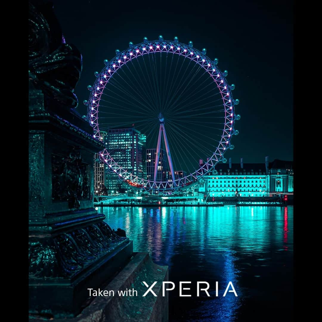 Sony Mobileさんのインスタグラム写真 - (Sony MobileInstagram)「🌃 Captured in the depths of the night, the London Eye comes alive in a breathtaking symphony of blues and purples. ✨✨ Thanks to the artistry of photographer @griffie.visuals and the incredible low-light performance of Xperia 5 IV with renowned @zeisscameralenses T* Coating, this mesmerising shot takes our breath away.   #Sony #Xperia #SonyXperia #Xperia5IV #XperiaZEISS #SonyZEISS」7月12日 17時40分 - sonyxperia