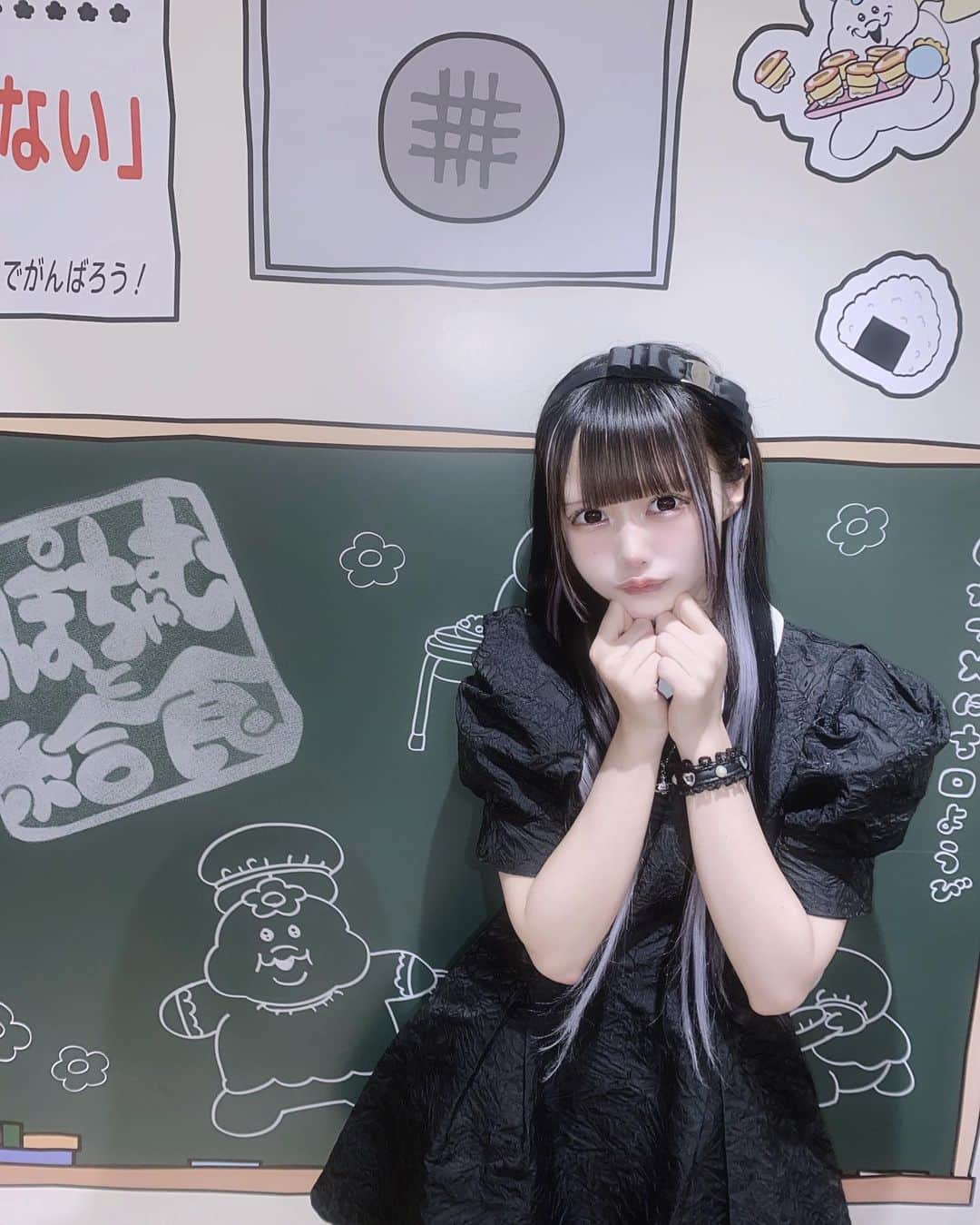 黒栖まゆきのインスタグラム：「んぽちゃむ給食」