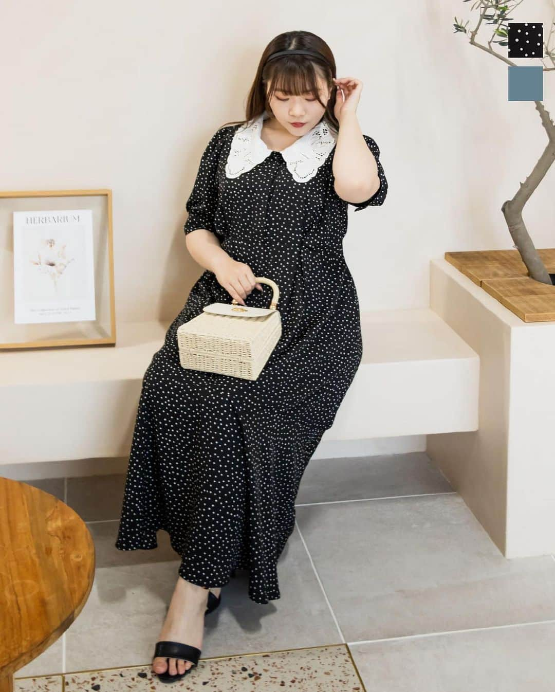 clette(クレット)さんのインスタグラム写真 - (clette(クレット)Instagram)「・RE STOCK・  人気アイテムが再入荷致しました！ お見逃しなく🥰 ＿＿＿＿＿＿＿＿＿＿＿＿＿＿  CLETTEオリジナル★レース襟ワンピース b4a191013 color：blackdot／blue  ウエストクロスキャミワンピース b4a191012 color：purple／charcoalgray  ＿＿＿＿＿＿＿＿＿＿＿＿＿＿  【オリジナルアクセサリー新作追加！】💍   CLETTEオリジナル★ウェーブリング x2a199001 color：silver  CLETTEオリジナル★シンプルリング x2a199009 color：silver  CLETTEオリジナル★ストーンリング x2a199010 color：silver  CLETTEオリジナル★ハートリンキングリング x2a199012 color：silver  ＿＿＿＿＿＿＿＿ CLETTEならではのこだわりが詰まったアイテム多数。 ▼プロフィールのリンクよりご覧ください。 @clette_official   #大きいサイズ #ぽっちゃりモデル #fashion #ブラウス #coordinate #clette #shopping #CLETTEオリジナル #カジュアルコーデ #おしゃれコーデ #ゆったりコーデ #クレット #ぽちゃコーデ　#ぽっちゃりコーデ #秋冬コーデ #人気コーディネート #トレンドコーデ #ラファコーデ　#夏コーデ　#春コーデ　#ワンピコーデ　#春ワンピ　#ぽっちゃり女子　#ぽっちゃりコーデ　#プラスサイズコーデ　#プラスサイズ　#細見えコーデ　#plussize　#大きいサイズ #着痩せコーデ #CLETTEコーデ 　#夏ワンピースコーデ」7月12日 18時51分 - clette_official