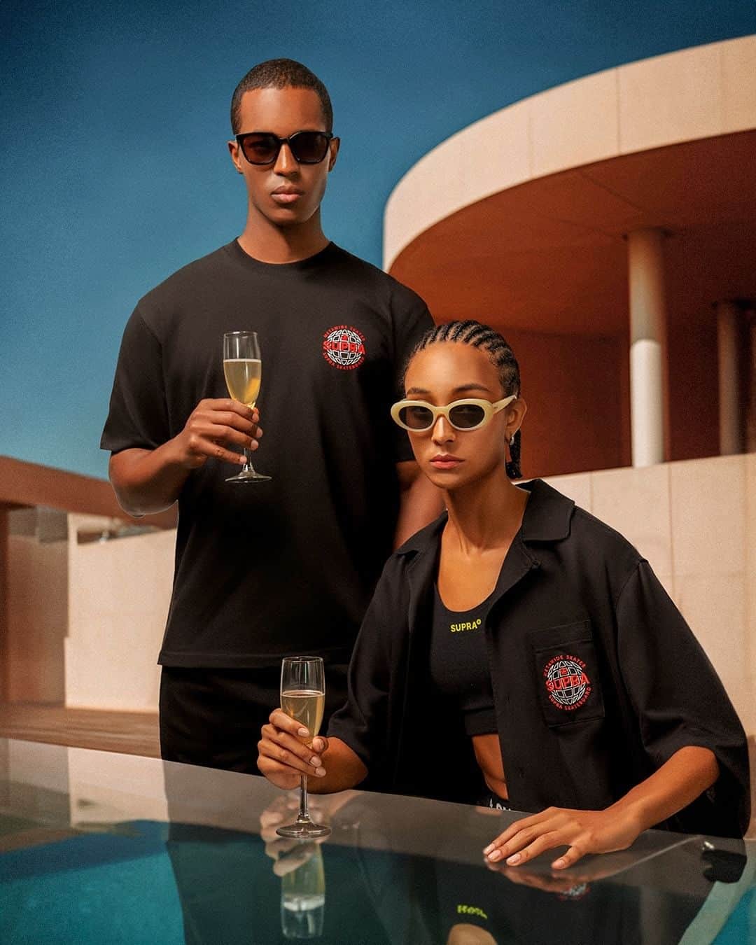 スープラのインスタグラム：「Imagine your perfect summer vacation with SUPRA. The 2023 Hot Summer Resort campaign visual was created with Midjourney, a text-based image generator using AI technology.」