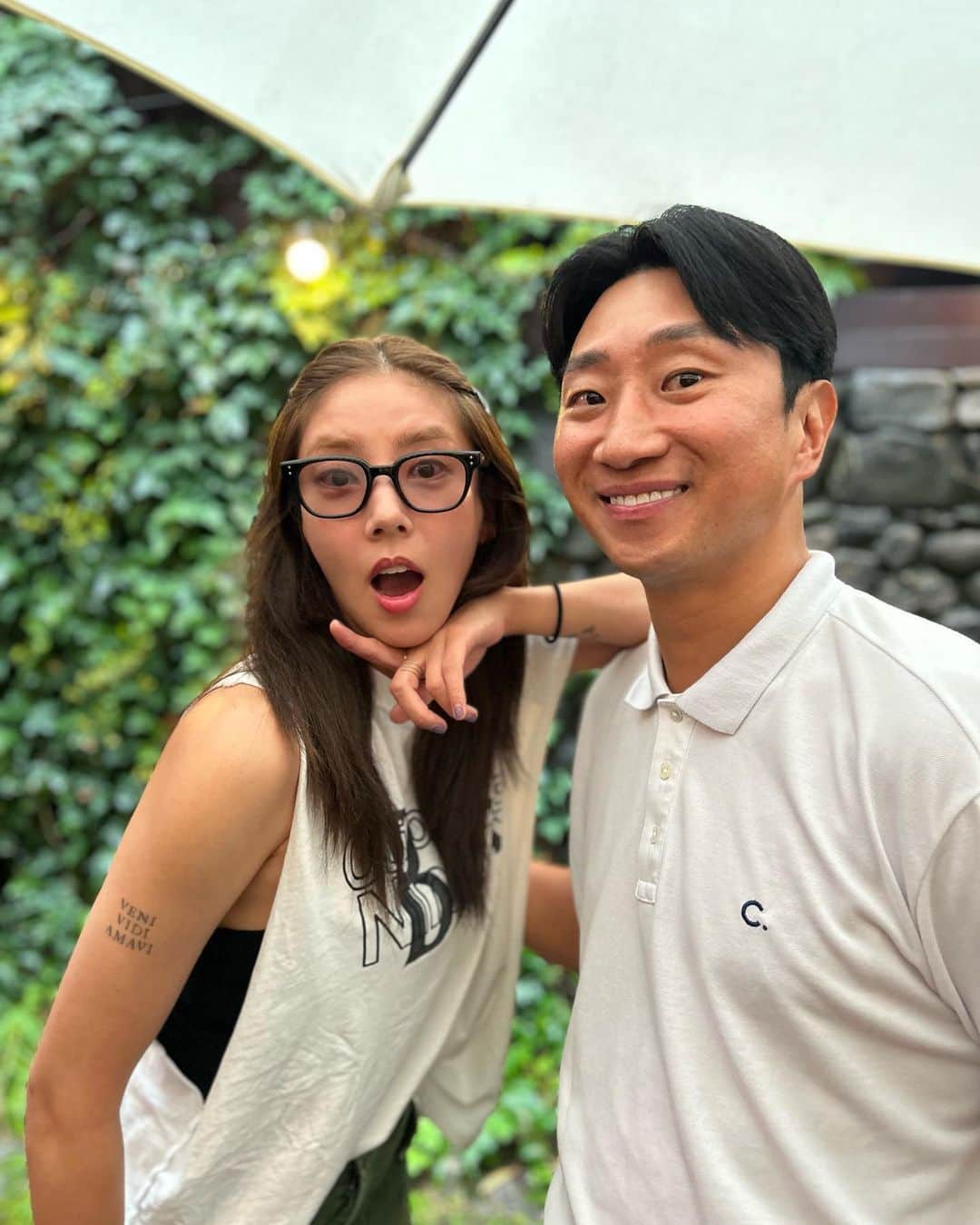 ソン・ダムビのインスタグラム：「❤️💜♥️🙊」