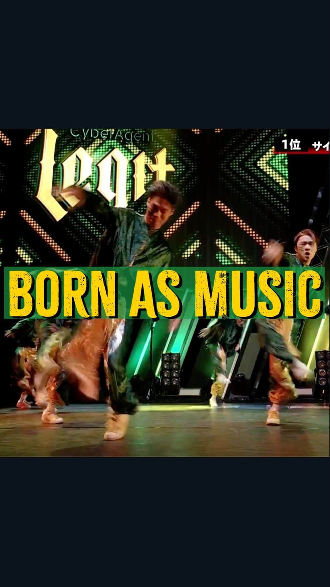 FISHBOYのインスタグラム：「“Born as music” by @cyberagentlegit  Directed by @fishboydance  Choreo by @fishboydance @beatelements_takumi @kotoriii  @kai_bs.gp @ayuna_hiphop @ato_kojima  @lilshowww @bboyshosei   Music @ryoleftymiyata  @fishboydance  Costume @mirachdesignworks   Shoes @adidasoriginals   For @dleague_official 22-23 season  優れたダンサーは”まるで音楽になったようだ”と称えられることがあります。 では、音楽そのものがダンサーになったとしたら…と音楽の擬人化を試みました。 この映像の続きにある @bboyshosei のソロが本当に胸を打ちました。全編は私のプロフィール上のリンクから見れます。  Excellent dancers are sometimes praised as "like they have become music." So, what if music itself became a dancer... We attempted to personify music. The solo performance by bboyshosei in the continuation of this video truly touched my heart. You can watch the full video through the link on my profile. #dance #dleague」