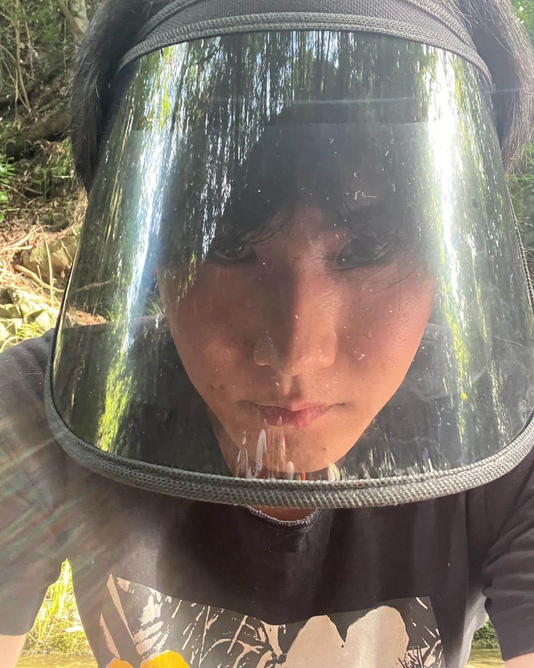 伊藤幸司のインスタグラム：「サンバイザーしてる」