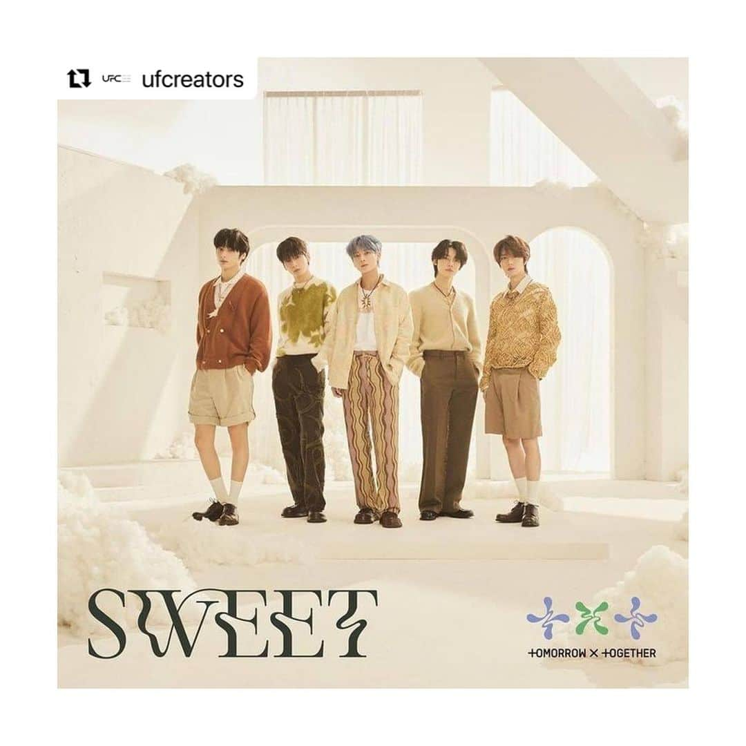 宏実さんのインスタグラム写真 - (宏実Instagram)「TOMORROW X TOGETHER @txt_bighit  "MOA Diary (Dubaddu Wari Wari) [Japanese Ver.] " 作詞させて頂いております📝  2023.7.5 (Wed)  Song Credits: Produced by Arcades (Matt Thomson, Max Lynedoch Graham, Gabriel Brandes, Alex Karlsson, TAEHYUN, BIGHIT MUSIC, James F Reynolds, BEOMGYU, SOOBIN, YEONJUN, HUENINGKAI)  Japanese Lyrics by HIROMI  #Repost @ufcreators  ・・・ 🎧 NEW RELEASE 🎧  2023.7.5 (Wed) Artist: TOMORROW X TOGETHER  Japan 2nd Album:「SWEET」  "MOA Diary (Dubaddu Wari Wari) [Japanese Ver.] "  🇰🇷 UFCは、TOMORROW X TOGETHERによる刺激的な新作リリースを大変嬉しく思います！名高いK-popグループが、「SWEET」と題した日本2ndアルバム を発表する予定です。  📝 このリリースには、「MOA Diary (Dubaddu Wari Wari) [Japanese Ver.]」という曲が含まれており、UFCのクリエイターであるHIROMIが日本語の歌詞を手掛けました！この心温まる歌は、大切な人と共有した思い出を大切にし、一緒に新たな経験を受け入れる真髄を美しく表現しています。   🔗 詳細はこちらをご覧ください：  https://buff.ly/46Blzxf   🇰🇷 UFC is thrilled to announce another exciting new release by TOMORROW X TOGETHER! The renowned K-pop group is set to unveil their new Japan album titled 「SWEET」.  📝 This release features the track "MOA Diary (Dubaddu Wari Wari) [Japanese Ver.]", with Japanese lyrics penned by UFC creator HIROMI! The words to this heartfelt song beautifully capture the essence of treasuring the memories we've shared with our loved ones, whilst embracing new experiences together.  🔗 For more information: https://buff.ly/3JCvwR9 https://buff.ly/46Blzxf   Song Credits: Produced by Arcades (Matt Thomson, Max Lynedoch Graham, Gabriel Brandes, Alex Karlsson, TAEHYUN, BIGHIT MUSIC, James F Reynolds, BEOMGYU, SOOBIN, YEONJUN, HUENINGKAI)  Japanese Lyrics by HIROMI   #TXT #TOMORROWXTOGETHER #SWEET #Japan2ndAlbum #UnitedFutureCreators #UFC #FutureUnison #Kpop #Jpop #TXT_SWEET」7月12日 16時10分 - hiromisrainbow