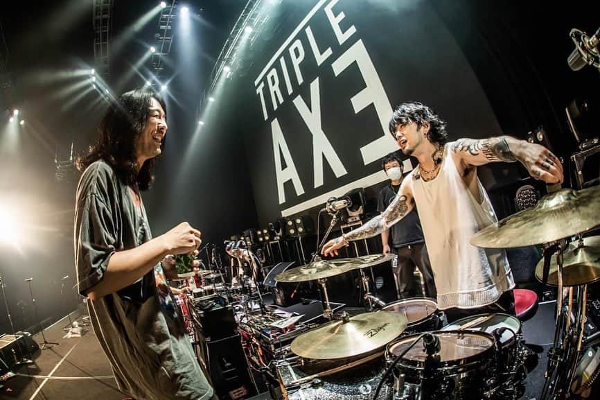 Katsuma さんのインスタグラム写真 - (Katsuma Instagram)「TRIPLE AXE ONE MAN SHOW 2023 at Zepp Haneda (TOKYO) 🔥🔥🔥  photos ①②③④ @yamada_mphoto  ⑤⑥⑦ @hayachinphoto  ⑧⑨ @koheisuzukiphoto」7月12日 16時11分 - katsuma_drums