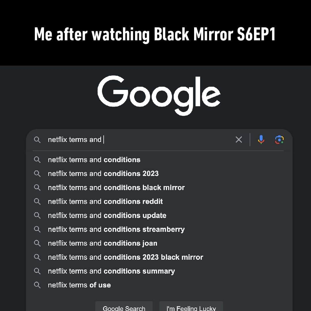 9GAGさんのインスタグラム写真 - (9GAGInstagram)「Which Black Mirror season 6 episode was your favorite? - #blackmirror #termsandconditions #socialmedia #overhearing #netflix #friends #memes #9gag」7月12日 16時13分 - 9gag