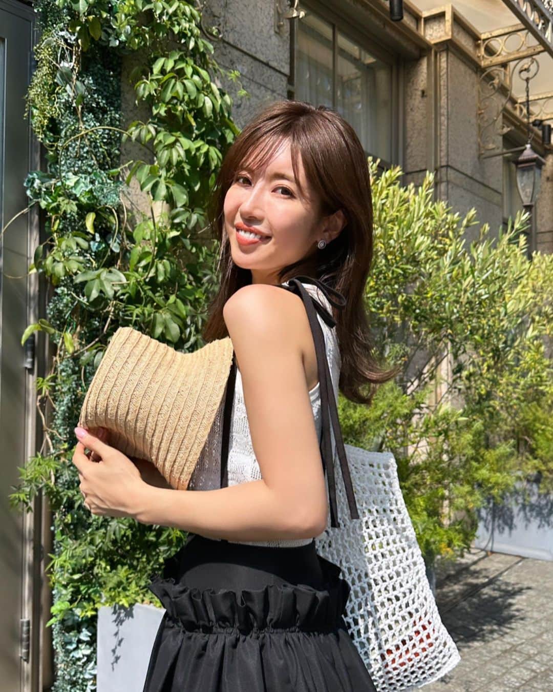 舟山久美子（くみっきー）さんのインスタグラム写真 - (舟山久美子（くみっきー）Instagram)「🤍🖤  #ootd #私服 #haenge」7月12日 17時11分 - kumikofunayama