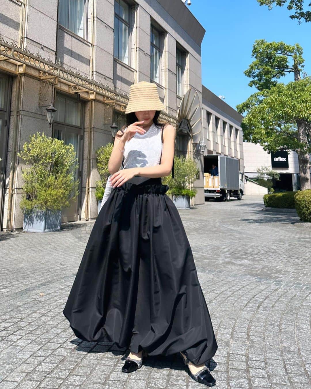 舟山久美子（くみっきー）さんのインスタグラム写真 - (舟山久美子（くみっきー）Instagram)「🤍🖤  #ootd #私服 #haenge」7月12日 17時11分 - kumikofunayama