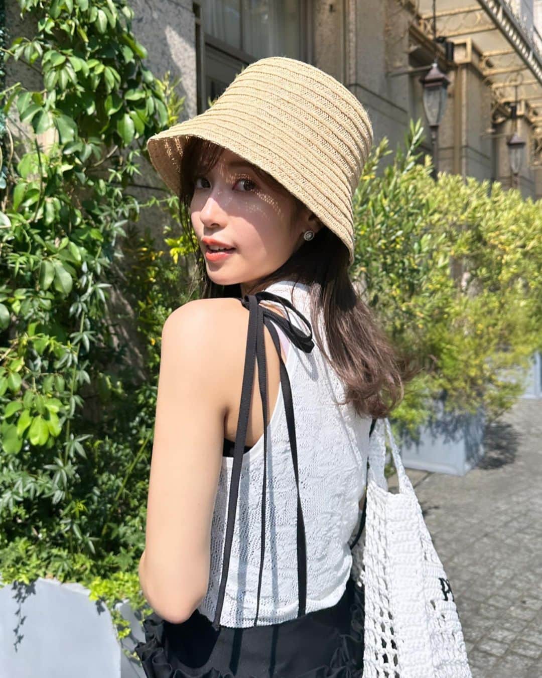 舟山久美子（くみっきー）さんのインスタグラム写真 - (舟山久美子（くみっきー）Instagram)「🤍🖤  #ootd #私服 #haenge」7月12日 17時11分 - kumikofunayama