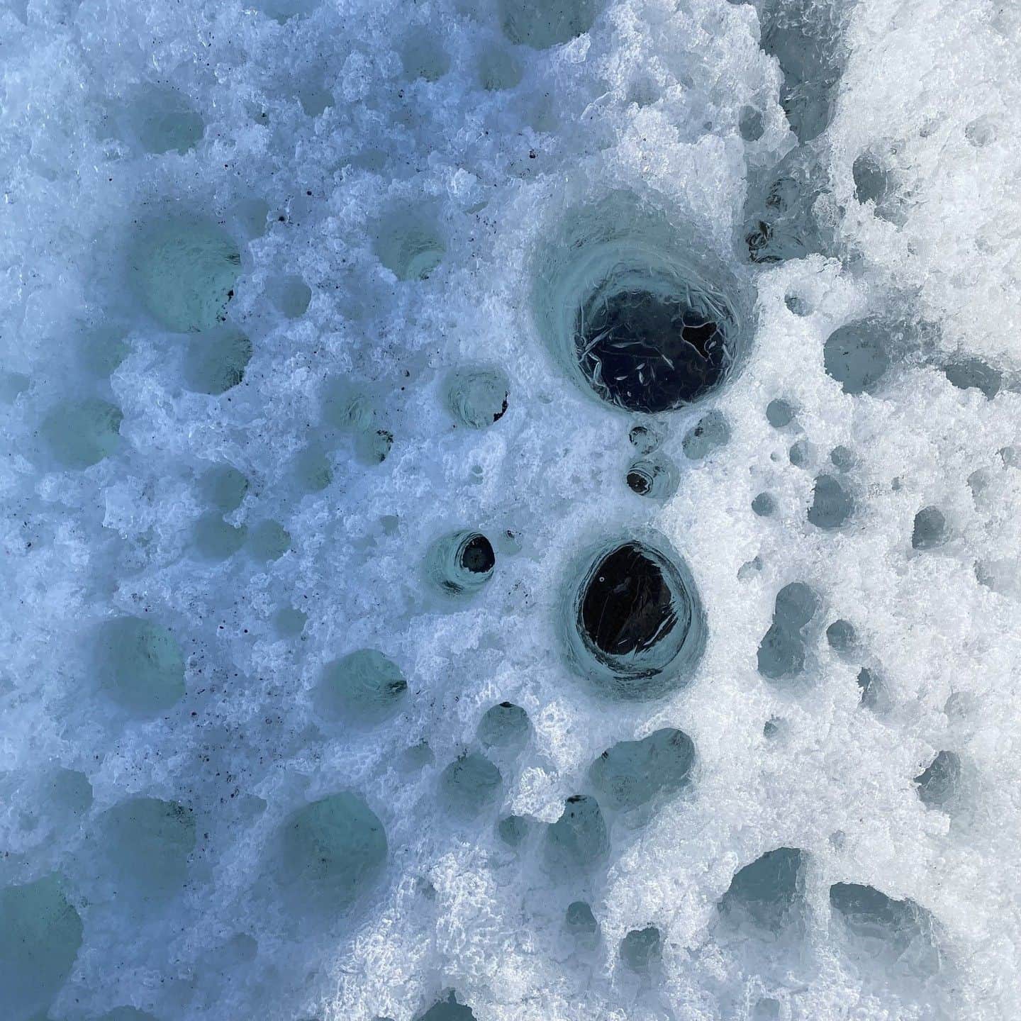 テレ朝newsさんのインスタグラム写真 - (テレ朝newsInstagram)「初めてのカナック氷河！ 真っ白な氷の大地が広がりますが、よく見ると所々黒い汚れや、無数の小さな穴が… 原因は雪氷微生物 温暖化の影響で範囲が広がっています 【北極ノート】  #松本と屋比久の北極滞在記  #北極ノート  #テレ朝news #氷河 #北極」7月12日 17時33分 - tv_asahi_news