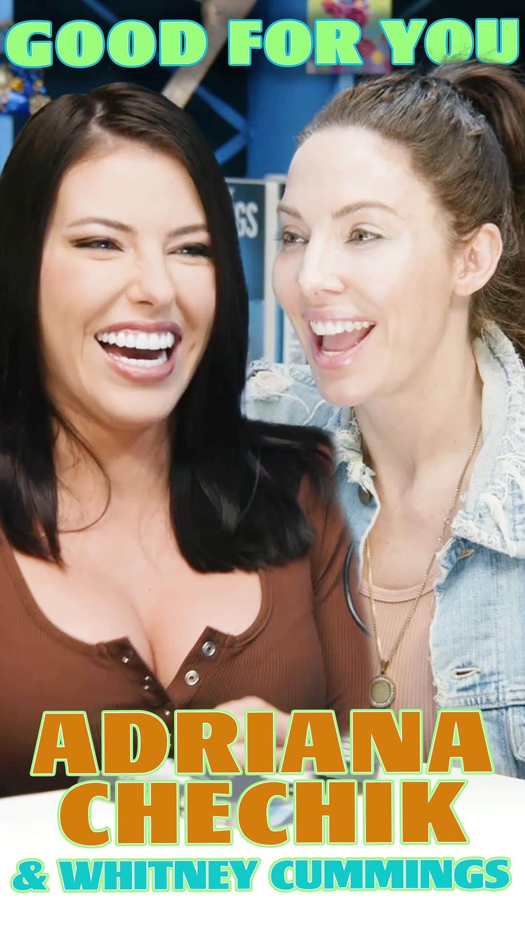 ウィットニー・カミングスのインスタグラム：「The legendary @bratnasty69 (Adriana Chechik) is on the pod today with all the wisdom 💦」