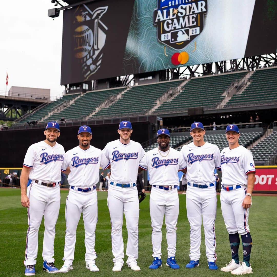 コーリー・シーガーさんのインスタグラム写真 - (コーリー・シーガーInstagram)「2023 ASG is in the books. Had a great time representing the @Rangers with the boys this year in Seattle. Thank you to the fans for getting us there!!」7月13日 4時22分 - coreyseager5