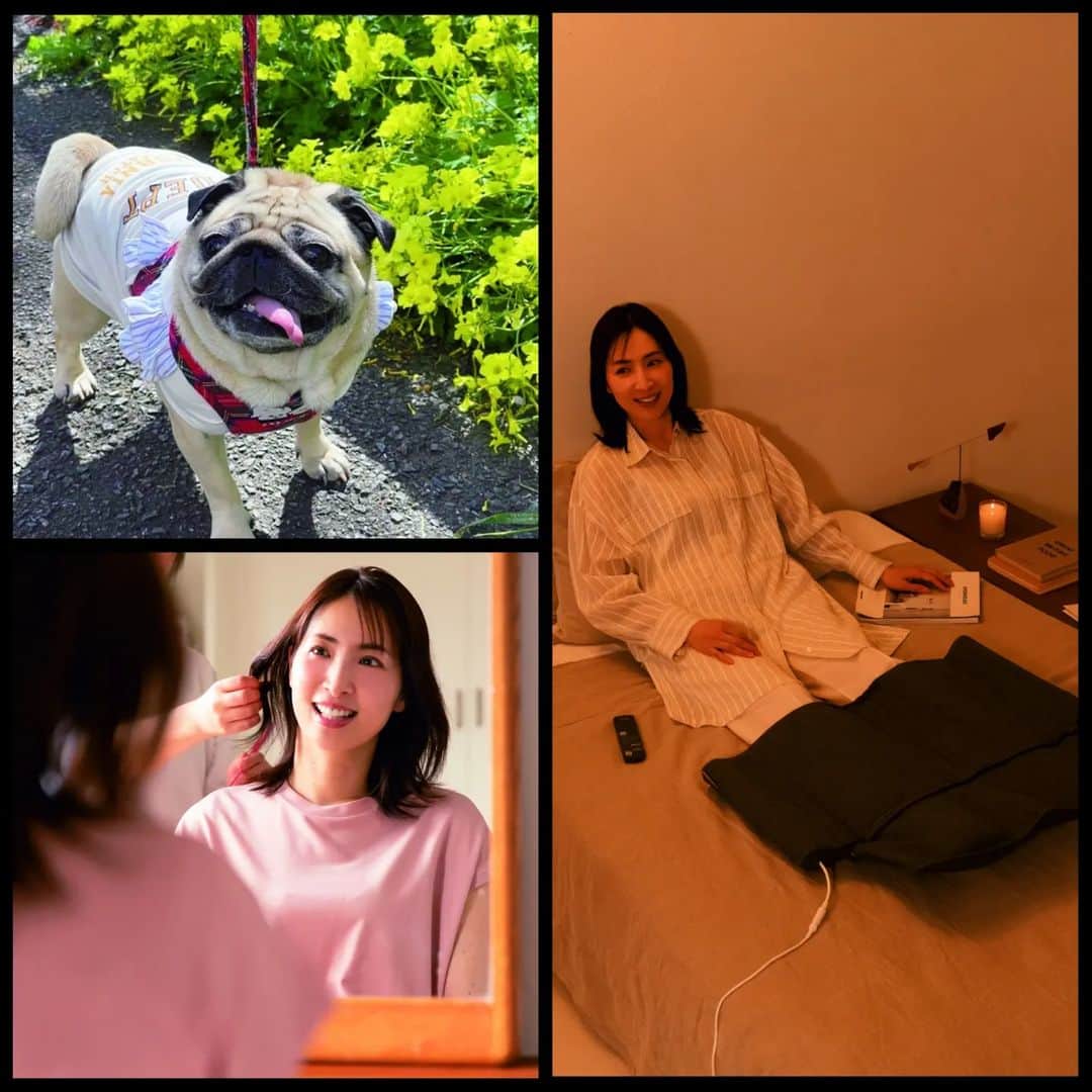 のインスタグラム：「. 様ざまなアプローチで疲れた心と体を癒し、活力で満たすリフレッシュ活動＝「リフ活」。 多忙な毎日でもいつも周囲を楽しく和ませる #真飛聖 さん @sei_matobu の、朝・昼・夜のリフ活を紹介！  🌄真飛さんの朝の「リフ活」 愛犬おもちとゆっくり散歩しながら 季節の移ろいや天気を楽しむ 「毎朝の散歩は、澄んだ空気の中で40～50分くらいかけて歩きます。おもちのペースに合わせてゆっくり歩を進めることで、『お花が咲き始めたな』『今日の空は雲ひとつない』など、小さな変化をキャッチできる喜びがあるんです」  ☀️真飛さんの昼の「リフ活」  スタッフや共演者の方々と楽しくおしゃべり 「笑い合えることを大切にしたいから、誰かとおしゃべりする時間が好き。目を見て心を通わすことで、お互いにエネルギーの充電になる気がします。一期一会だと思うことで、どの瞬間も輝き、新鮮で愛おしいものになるんです」  🌛真飛さんの夜の「リフ活」  明日も笑顔で過ごせるように おやすみ前に脚をマッサージ 「車移動で長時間同じ姿勢でいることが多いので、結構脚に疲れが溜まりやすいです。だから毎晩のお供は、ねるまえほっとリフレ。ベッドの上に寝転んで脚をスポッと入れるだけだから、疲れ切った夜も面倒な準備が必要なく、ストレスフリーでマッサージできるのが嬉しい。しっかりと揉みほぐされて、いつの間にか脚がリフレッシュしているんです」  #リフ活 #ねるまえほっとリフレ #panasonic #パナソニック #雑誌グロー #PR」