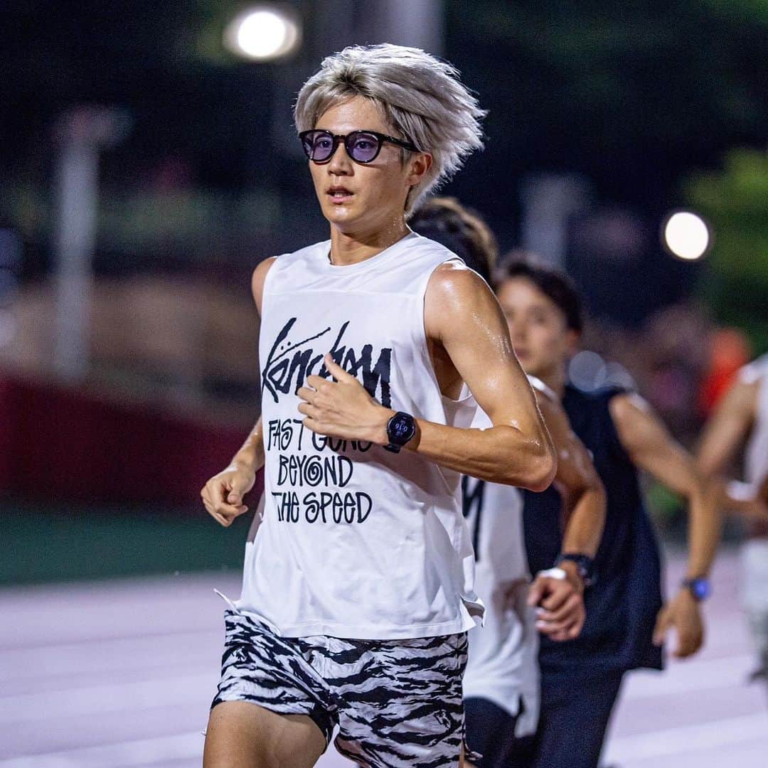 三津家貴也さんのインスタグラム写真 (三津家貴也Instagram)「. 1000m×7本インターバル！ 自分の体力が戻っていって走れだす