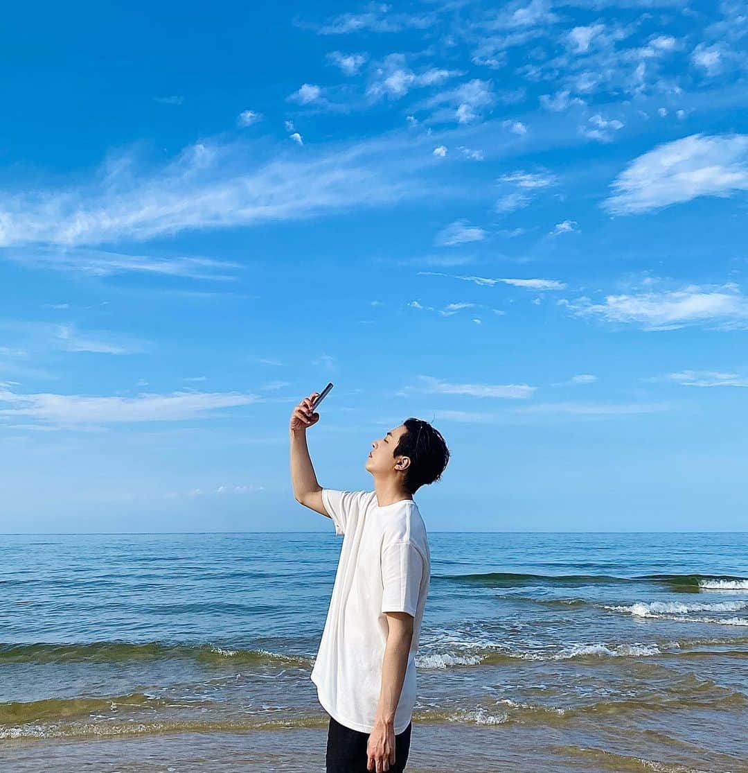イ・ユジンのインスタグラム：「🌊🌊워메 좋은거」