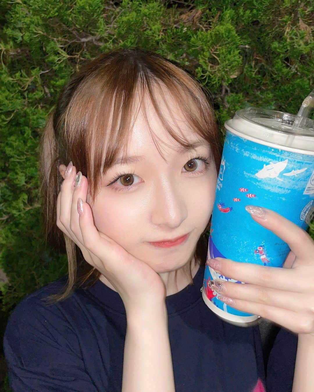 内田珠鈴さんのインスタグラム写真 - (内田珠鈴Instagram)「夏は冷たい飲み物がぶ飲みしたい〜〜」7月12日 21時10分 - shuri_426