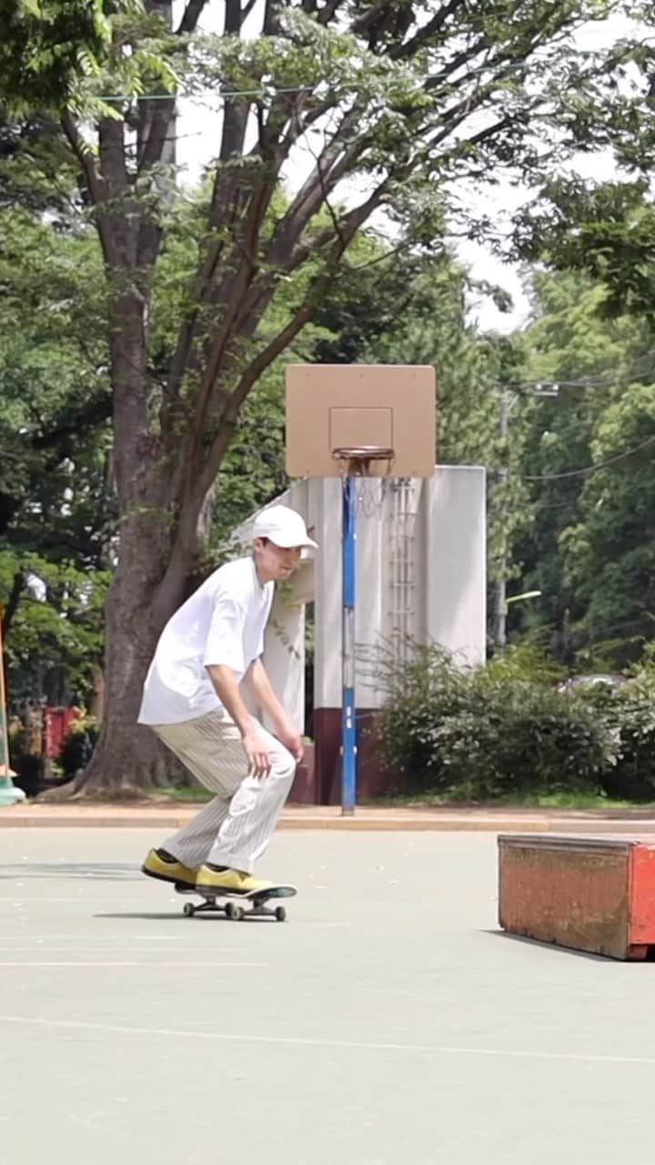岩澤史文のインスタグラム：「Process of getting new trick.  これまでできなかった技できたけど、この気温でやるもんじゃない🥵」