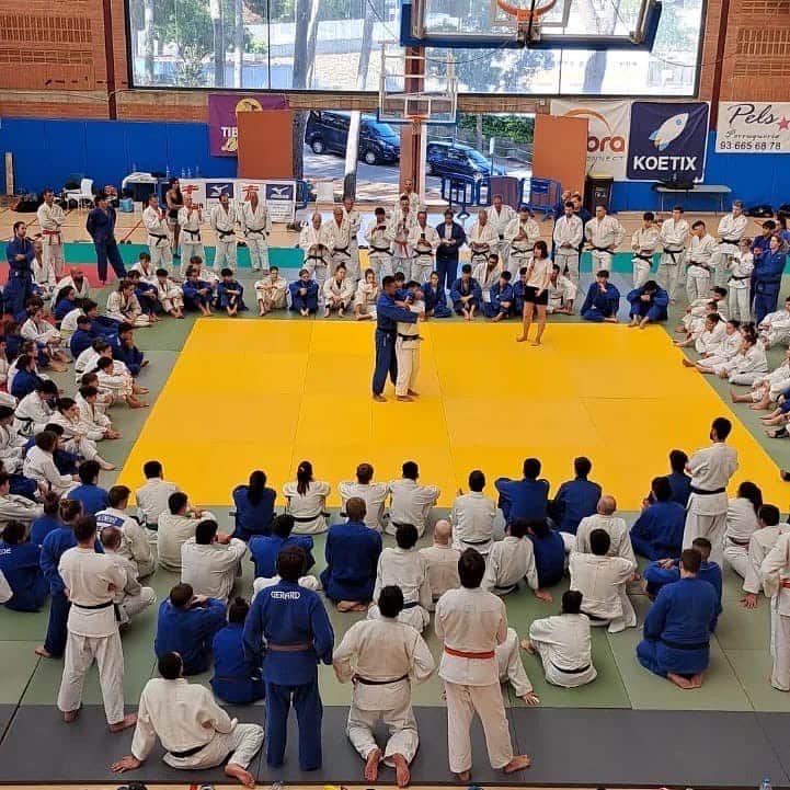 海老沼匡のインスタグラム：「STAGE JUDO OKAERI🥋🇪🇸  #Judo #Castelldefels #beach #Sea #SagradaFamilia #Barcelona  Muchas gracias🙇‍♂️✨  @toshikazu.suzuki.toshi  @stage_ebinuma_okaeri  6-12th July」