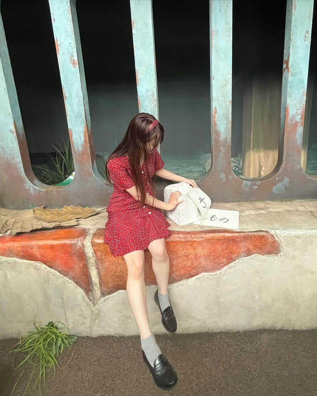 HARUのインスタグラム：「#ジブリパーク 🌳🏠🫙💙」