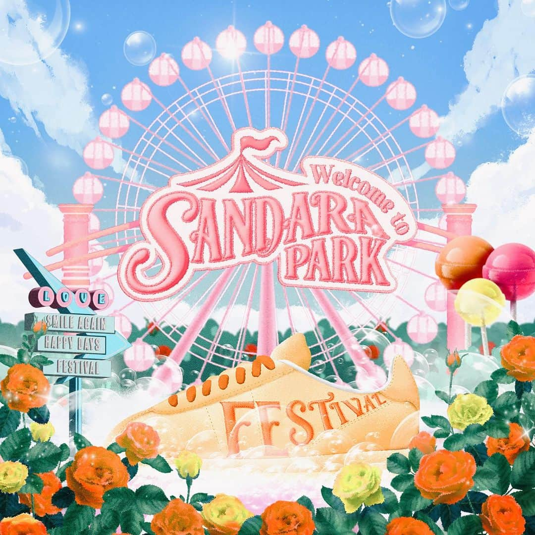 Heizeのインスタグラム：「🎟️🎢💗🎡🎠  다라언니의 첫 솔로 앨범 [SANDARA PARK]이 공개 되었어요!  저는 4번 트랙 ‘T MAP’ 프로듀싱으로 참여했답니댜.  언니가 정말 오랫동안 고민하고 준비한 앨범의 과정 속에 제가 함께할 수 있어서 그저 영광이었어요 .. 💗  언니의 메모장 안에서만 살고 있던 수많은 영감들 중 하나를 세상 밖으로 끄집어내어 함께 써 내려간 다라언니의 소중한 이야기.. 많이 사랑해 주세요 !   #산다라박 #SANDARAPARK #TMAP  @daraxxi 💗..*+•=🤍•‘…~」