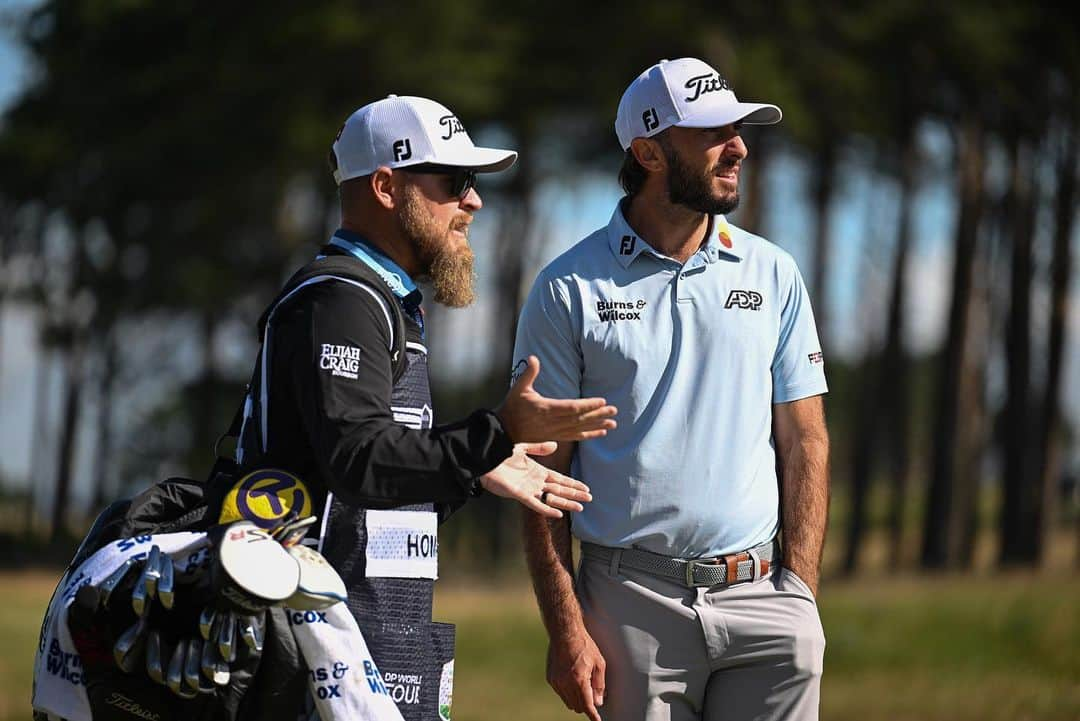 マックス・ホーマのインスタグラム：「“Idk man. I understand some of what they’re saying but I have to piece together the rest”- Joe (probably)  Loving our second trip to Scotland and excited to get the @scottish_open started tomorrow! #golf #pvo」