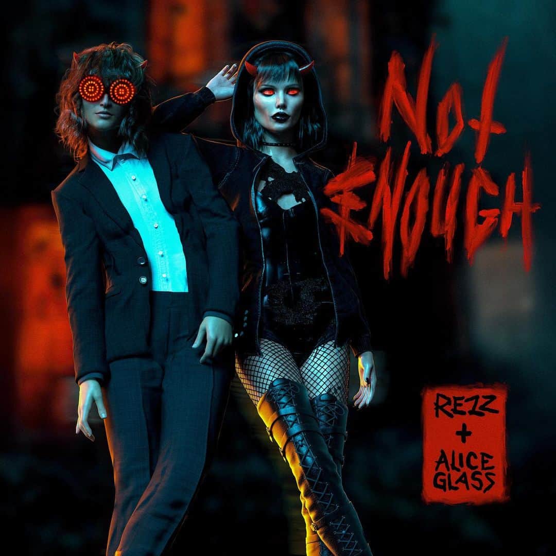 アリス・グラスのインスタグラム：「REZZ X ALICE GLASS 7/20」