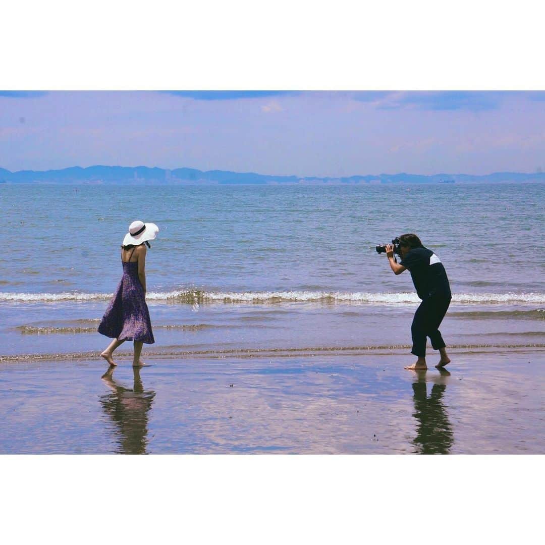 伊藤舞雪さんのインスタグラム写真 - (伊藤舞雪Instagram)「夏の思い出 手をつないで 歩いた海岸線」7月13日 2時39分 - myk__gram