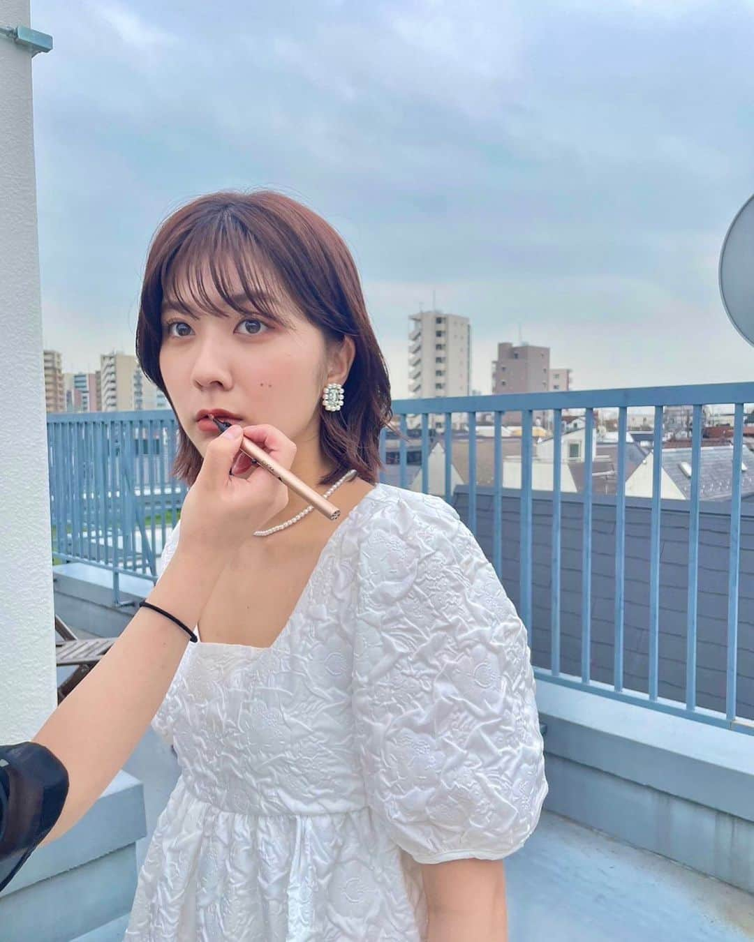 清水麻璃亜のインスタグラム：「☁️☁️☁️」