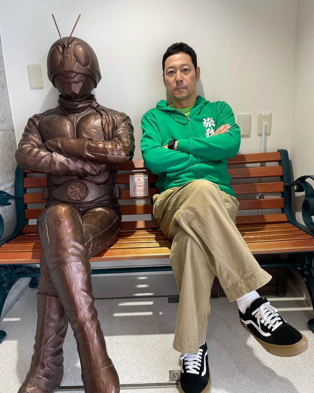 東野幸治さんのインスタグラム写真 - (東野幸治Instagram)「旅猿で、狩野英孝君と宮城県へ。 石ノ森章太郎記念館でパシャリ。」7月13日 13時22分 - higashinodesu