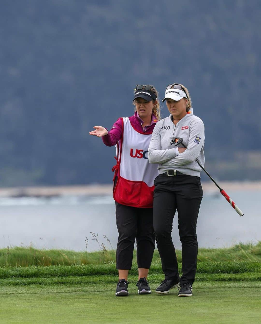 ブルック・ヘンダーソンさんのインスタグラム写真 - (ブルック・ヘンダーソンInstagram)「US Women’s Open at Pebble Beach!  🫶🏻  Another solid finish with 12th place. 💪🏻 🇺🇸Lots of great memories to take away from this week. My hole-out eagle on Saturday was lots of fun too. 😁 Thanks @usga for a great championship.   #MajorChampionship #MajorTest」7月13日 4時40分 - brookehendersongolf