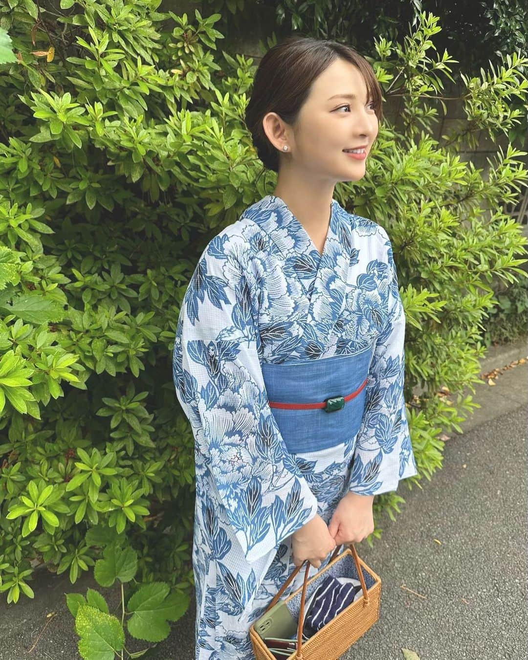 鈴木咲さんのインスタグラム写真 - (鈴木咲Instagram)「今年も浴衣の季節がやってきたぞー！！  #竺仙#竺仙浴衣#浴衣#和服#和装#着物」7月13日 5時56分 - sakisuzuki1103