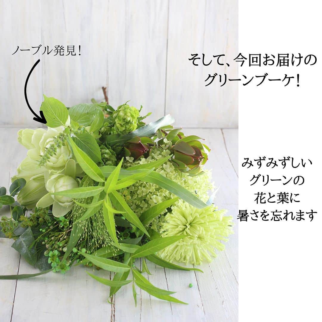 雑誌『花時間』さんのインスタグラム写真 - (雑誌『花時間』Instagram)「花時間では、夏でも頑張って、素敵な花たちをお届けしています。  花時間（@hanajikan_magazine）です。  昨日のライブをご覧になってくださった皆さま、ありがとうございました！  本日の投稿は、昨日、市場で撮影してきた花時間の定期便のお花です🎵　  お送りしたすべてのコースに共通する花は、香り良いバジル🌿  シソのようなお花がつき、葉っぱの香りは🍋🍋🍋  とってもよい香りがしますよ！  定期便のプチには、今回、バラを1本おまけでお入れしました。花びらに少し傷があるかもしれませんが、摘みたての新鮮なお花ですので、もちは保証いたします。  ご興味のある方は、インスタのプロフィール画面に記載の↓から、詳細をご覧になれます🎵  https://hanajikan.shop/  ⭐️7／13、14到着のお花⭐️  【プチ】  バラ（ギブイットオール） カーネーション（キャラメル） トルコギキョウ（サブリナオレンジ） スターチス（キノレモン） ワックスフラワー（染めグリーン） ブプレウルム スモークグラス バジル（ミセスバーンズレモンバジル）     【スタンダード】  バラ（エバーロング、ギブイットオール） カーネーション（キャラメル） トルコギキョウ（サブリナオレンジ） クルクマ（チェリープリンセスデーン） スターチス（キノレモン、オレンジカント） ワックスフラワー（染めグリーン） スモークグラス バジル（ミセスバーンズレモンバジル） リューカデンドロン チョウジソウ ユーカリ(ニデンス)   【リュクス】  バラ（エバーロング、ギブイットオール、ソルファ、バイアモーメント） カーネーション（キャラメル） トルコギキョウ（サブリナオレンジ） クルクマ（チェリープリンセスデーン） ユリ（ノーブルアイカ） スターチス（キノレモン、オレンジカント） スモークグラス バジル（ミセスバーンズレモンバジル） リューカデンドロン チョウジソウ ユーカリ(ニデンス) ブプレウルム     【グリーンブーケ】  バラ(オリエンタルエクレール) ユリ(ノーブル) キク（アナスタシアダークライム） リューカデンドロン アナベル ワックスフラワー（染めグリーン） ブプレウルム ユーカリ（ニデンス） スモークグラス チョウジソウ バジル（ミセスバーンズレモンバジル）  【花時間ニュース】 💜『花時間』から、花の定期便がスタートしました🥰　世界でここだけのバラと旬花が届く嬉しいサービスです💕  💜『花時間2023春夏』〈春のピンク！夏のブルー！〉大好評発売中！  💜『花と短歌でめぐる 二十四節気 花のこよみ』大好評発売中  すべて @hanajikan_magazine のプロフィールのリンクから飛べます✈️  『花時間』本誌や書籍は全国の書店、ネット書店でも発売中✨  #花時間 #フラワーアレンジ #花の定期便  #花のサブスク  #花が好き #花が好きな人と繋がりたい #花を飾る #花を飾る生活 #花屋さんへ行こう」7月13日 7時07分 - hanajikan_magazine