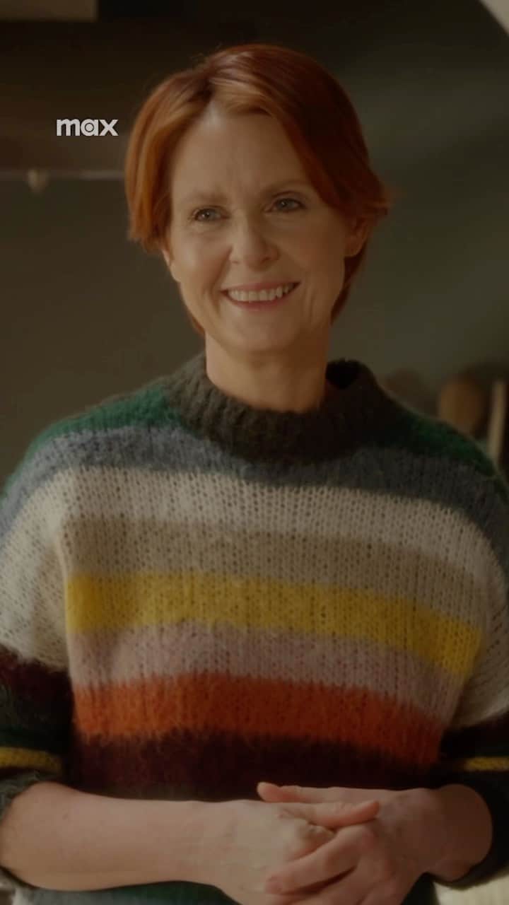 シンシア・ニクソンのインスタグラム：「All dressed up with *everywhere* to go! Join us out on the town in a new episode of #AndJustLikeThat, directed by @cynthiaenixon, arriving tomorrow on @streamonmax!」