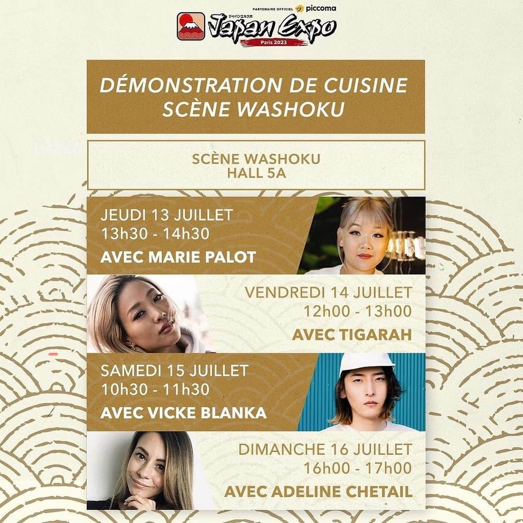 Tigarah e Lauraさんのインスタグラム写真 - (Tigarah e LauraInstagram)「My favorite festival make up and hair 😇💗  Et écoutez, les amis! Je suis invitée pour l’emission cuisine de mon chef préféré @gastronogeek au @japanexpo_fr !!😍❤️❤️ Donc, rdv le 14 vendredi juillet de 12h à 13h @japanexpo_fr 😎🔥Swipe right pour voir où on va cuisiner.  J’ai trop hâte de manger! Pardon, hâte de cuisiner avec Thibaud san! @gastronogeek 🥰😂🤤❤️」7月13日 8時19分 - tigarah