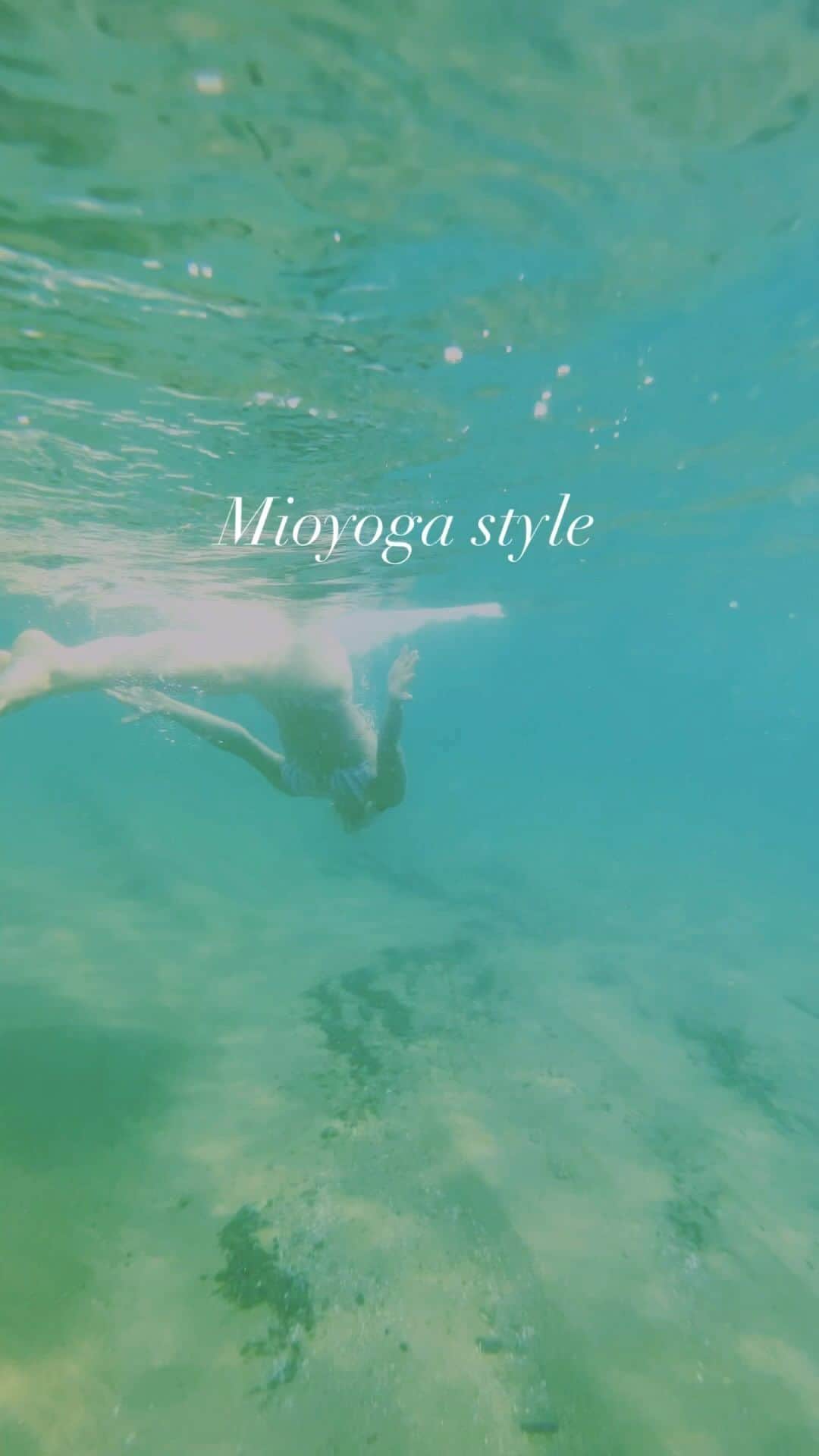 屬美於のインスタグラム：「毎朝の海の中をみなさんにシェアしたくて🧜🐟🐠 @mioyoga_style  #yogini #nature  #yoga  #自分らしく 生きる #wakayama」