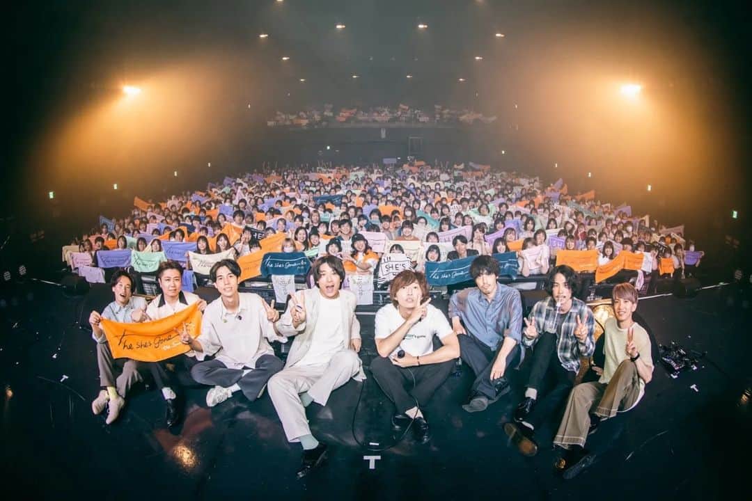 the shes goneのインスタグラム：「2023.7.12 the shes gone 「the summer's gone ~シズゴの対バン Bang!Bang!!Bang!!!」Zepp Namba  ツアー2日目ありがとうございました！ SHE'Sの皆さんとの久しぶりの対バンでした！ また素敵なツーマンやりましょう！  そして、来週はファイナルZepp DiverCityでお待ちしてます！  #theshesgone #thesummersgone #SHE_S」