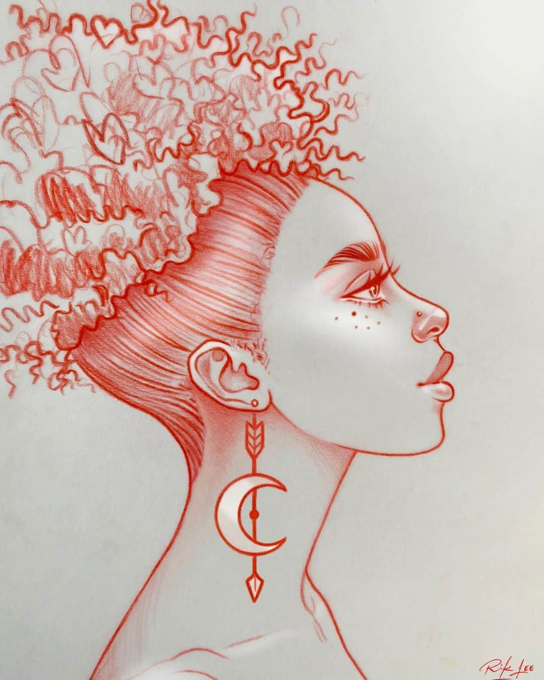 Rik Leeさんのインスタグラム写真 - (Rik LeeInstagram)「Never not sketching ❤️✍️❤️」7月13日 9時49分 - rikleeillustration
