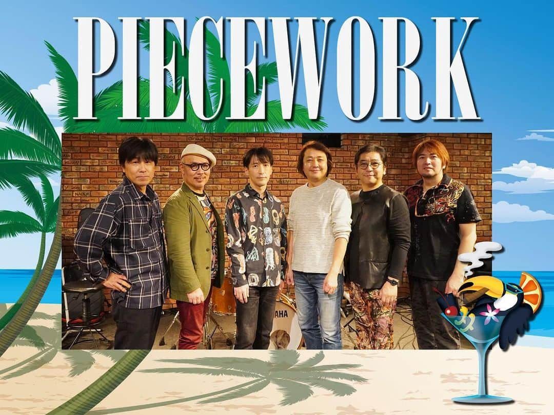 河野啓三のインスタグラム：「本日は四谷ライヴです。  7/13（木）四谷：SOUND CREEK Doppo 「Piecework」 中川雅之(Gt) 宮崎隆睦(Sax,EWI) 河野啓三(Kb) 澁谷和利(Bs) 中里たかし(Per) 岡野大介(Ds) Open 19:00　Start 19:30 music charge ¥4,000-　（飲食代別） 03-6380-4245 https://doppodoppo.wixsite.com/soundcreekdoppo 〒160-0008　東京都新宿区三栄町　1-2　CSビル　B1F  今年2回目のPiecework、楽しみです。 気が向きましたら是非どうぞ。」