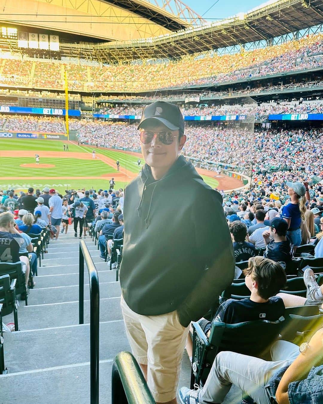 のインスタグラム：「@VisitSeattle  #VisitSeattle #mlballstargame」