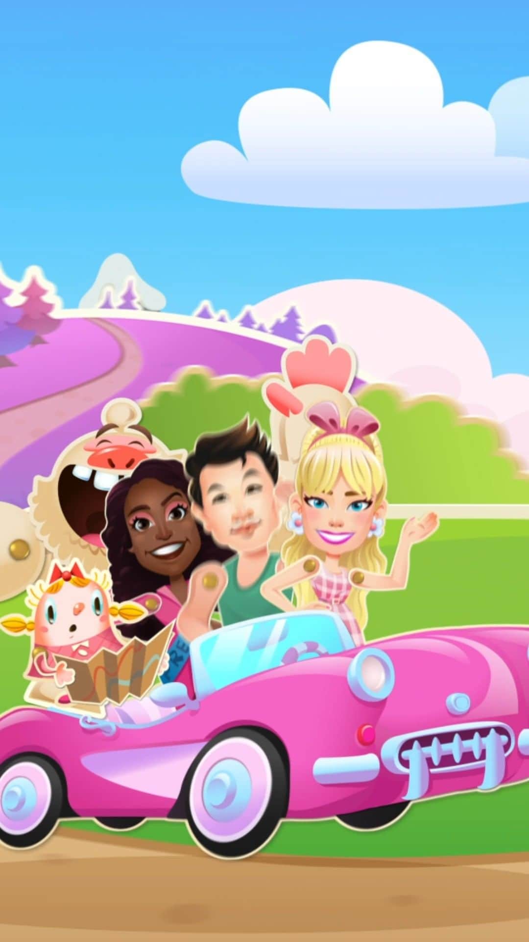 Candy Crushのインスタグラム：「Barbie has arrived in the Candy Kingdom! play now to help her get to the real world 💕」