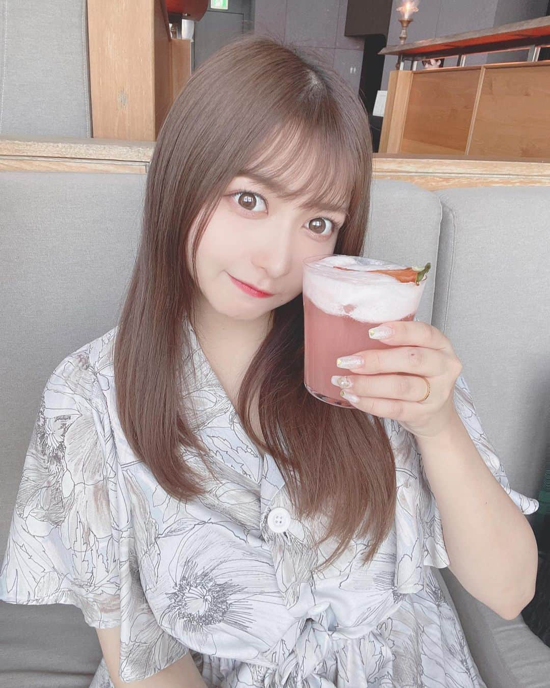 太田里織菜さんのインスタグラム写真 - (太田里織菜Instagram)「. . スイカのお酒だってぇ🍉 おいしすぎた♡♡♡ .」7月13日 21時47分 - riopyon1231