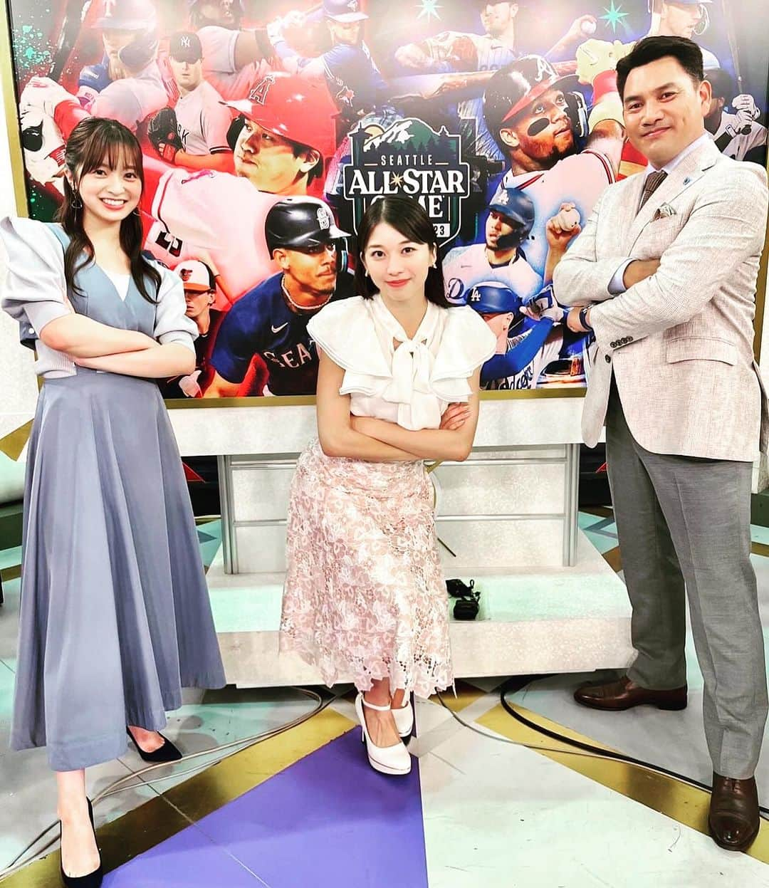 井口資仁さんのインスタグラム写真 - (井口資仁Instagram)「「ワースポ×ＭＬＢ」 〜オールスター特集〜  昨日は ゲストに牧野真莉愛さんに来ていただきました。 野球愛に溢れていましたね❤️  今年もスーパープレー連発で 大いに盛り上がった MLBオールスターゲームでした⚾️  日本時間の15日から後半戦が 始まりますので、 更なる日本人選手の活躍に 期待しましょう！  #井口資仁 #井口忠仁 #菊池柚花 #牧野真莉愛 #ワースポ  #ワースポmlb  #ワースポxmlb  #ワースポxmlbサンデー  #NHK #nhkbs1」7月13日 21時58分 - iguchi.tadahito6