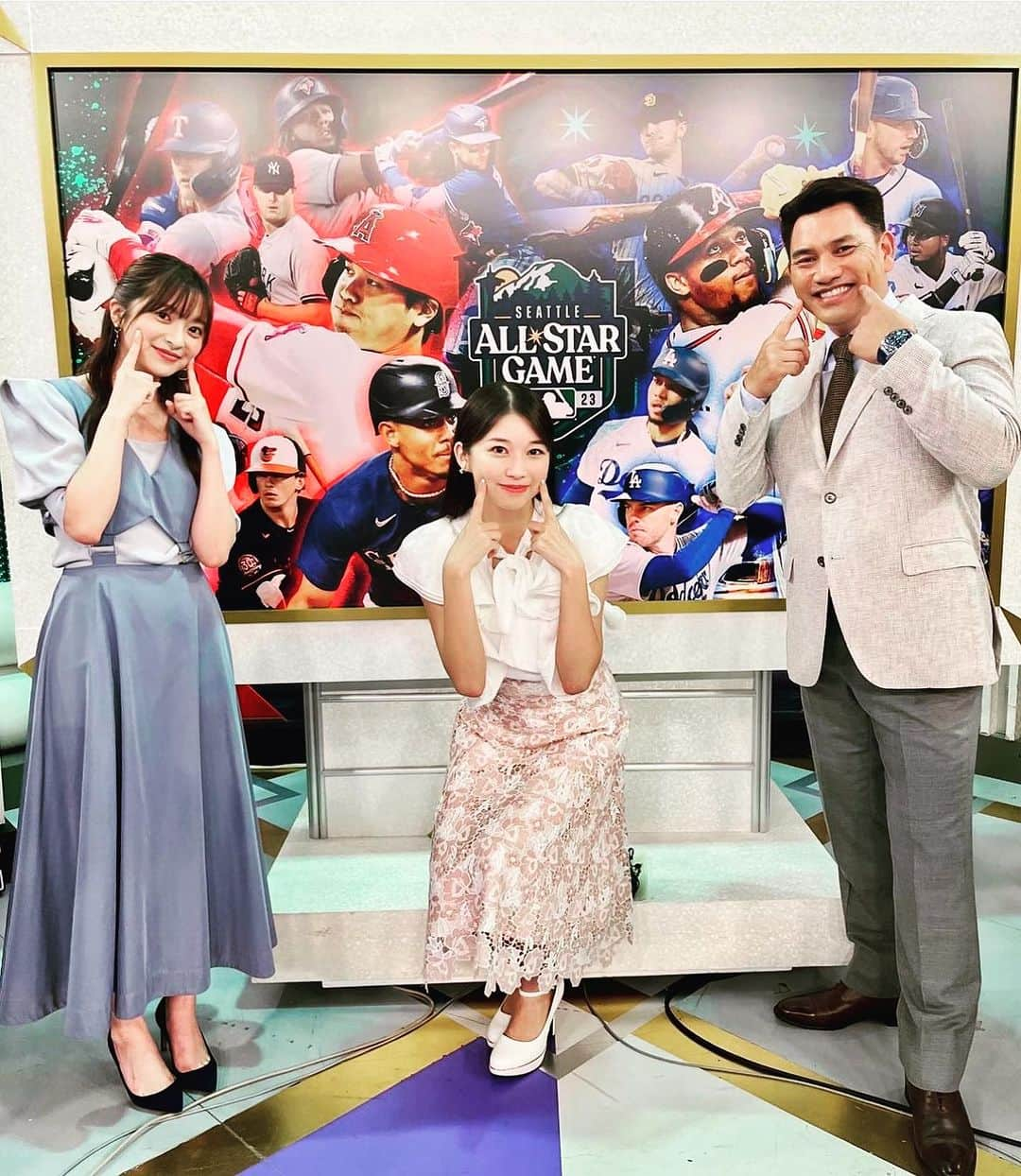 井口資仁さんのインスタグラム写真 - (井口資仁Instagram)「「ワースポ×ＭＬＢ」 〜オールスター特集〜  昨日は ゲストに牧野真莉愛さんに来ていただきました。 野球愛に溢れていましたね❤️  今年もスーパープレー連発で 大いに盛り上がった MLBオールスターゲームでした⚾️  日本時間の15日から後半戦が 始まりますので、 更なる日本人選手の活躍に 期待しましょう！  #井口資仁 #井口忠仁 #菊池柚花 #牧野真莉愛 #ワースポ  #ワースポmlb  #ワースポxmlb  #ワースポxmlbサンデー  #NHK #nhkbs1」7月13日 21時58分 - iguchi.tadahito6