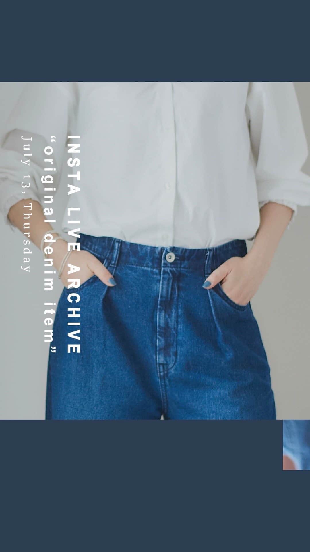 le. coeur blancのインスタグラム：「7.13 ＂デニム特集＂ staff  komatsu:152cm  uniya:153cm aoki:160cm yamamoto:162cm」