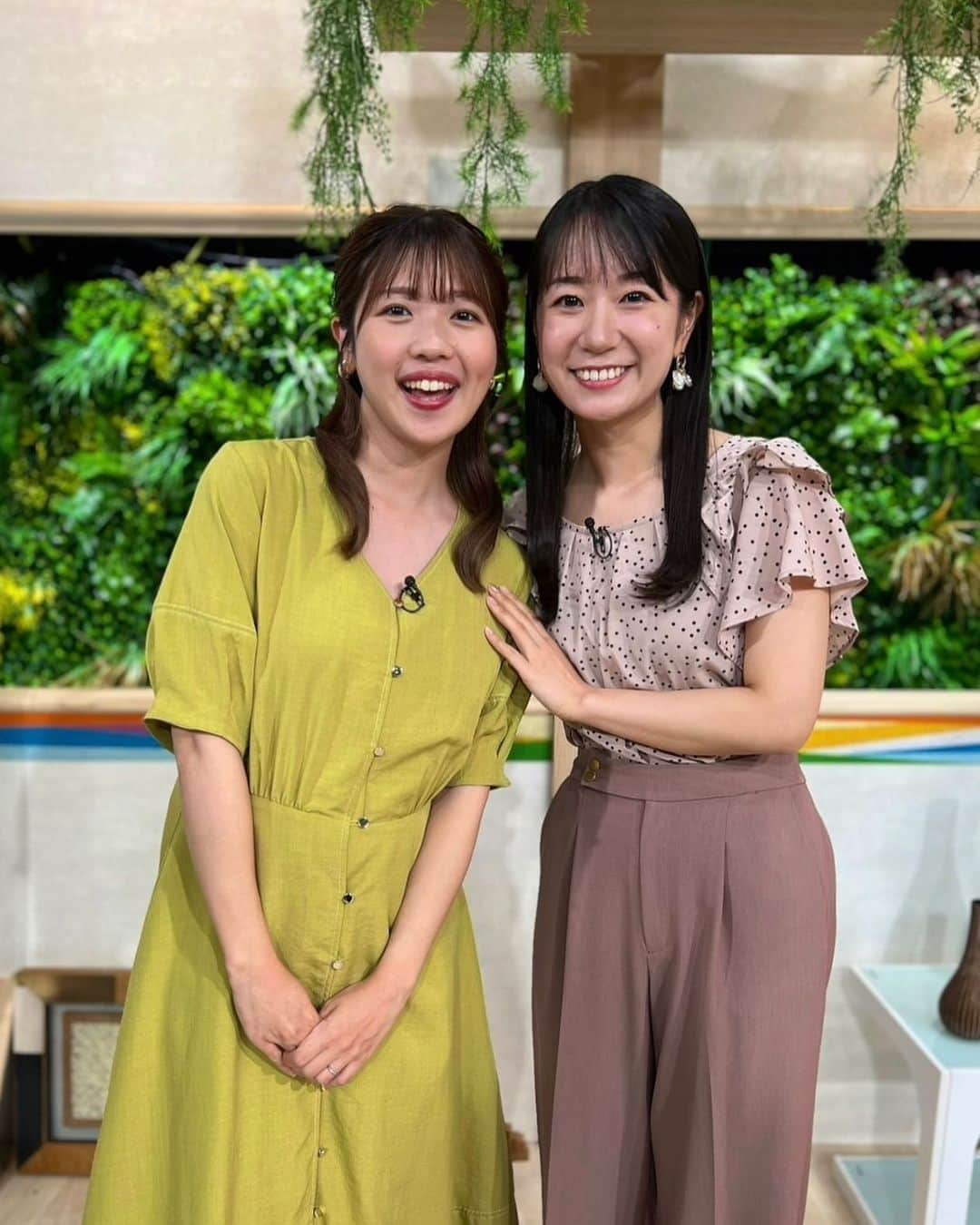 大森万梨乃さんのインスタグラム写真 - (大森万梨乃Instagram)「ㅤㅤㅤㅤㅤㅤ ㅤㅤㅤ #ただいまテレビ終わりに #久々のツーショット ☺️🫶 ㅤㅤㅤ」7月13日 22時33分 - marino_omori