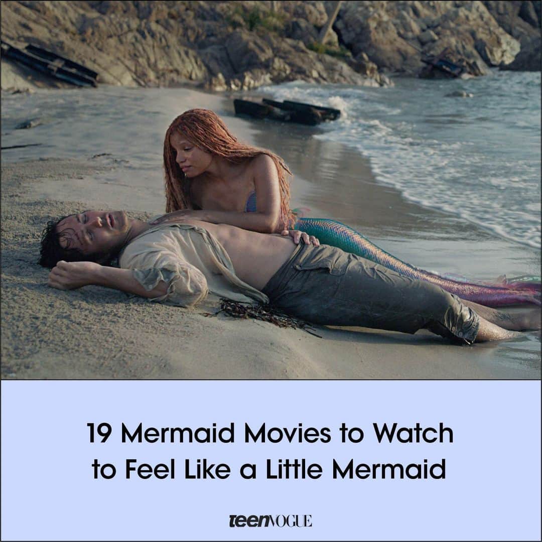Teen Vogueのインスタグラム：「These’ll make a splash at movie night 💦 Check out 19 of the best mermaid movies to watch at the link in bio 🧜‍♀️  (📸: Courtesy of Disney)」