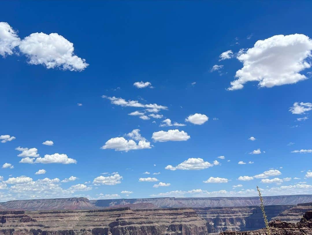 チェ・ナヨンさんのインスタグラム写真 - (チェ・ナヨンInstagram)「맑은하늘과 귀여운 구름이 다했다 ☁️ ☁️ ☁️ #그랜드캐년」7月13日 14時29分 - nychoi87